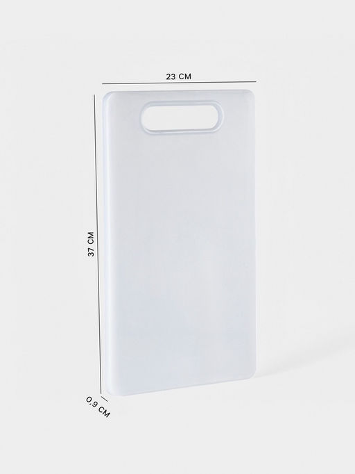 Доска разделочная Доляна «Бастерн», пластик PP, 37×23×0.9 см, белая