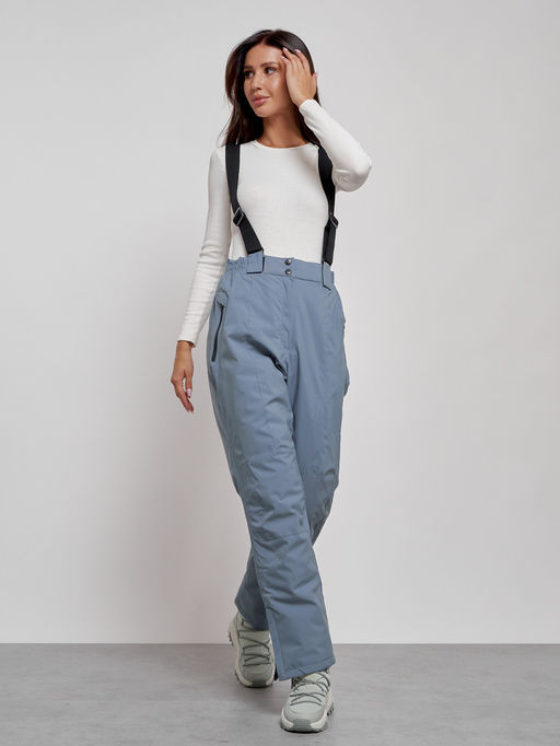 Горнолыжный костюм женский большого размера зимний синего цвета 02308S - Chunmai фото 20