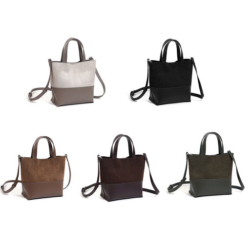 Женская сумка, замша/кожа, MIRONPAN 521215 Темно-коричневый