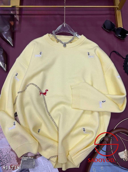 Свитер женский с таксами - Bruno фото 4