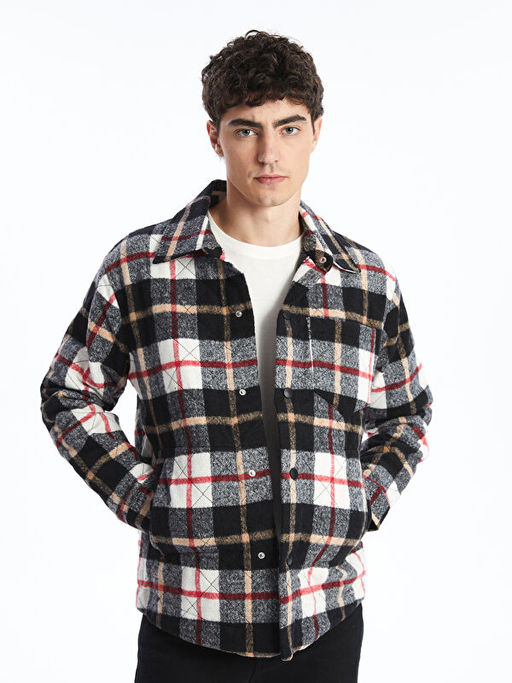 Slim Fit G?mlek Yaka Erkek Mont