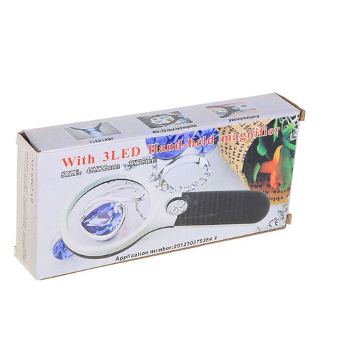 Лупа 5х, 3х, d=7см, с подсветкой