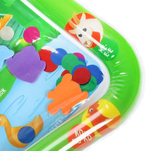 Акваковрик надувной развивающий водный «Домашние животные», 80×50 см