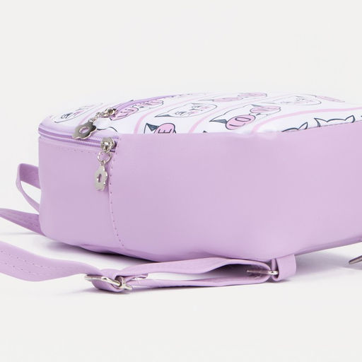 Рюкзак детский на молнии, цвет сиреневый - Simaland фото 3