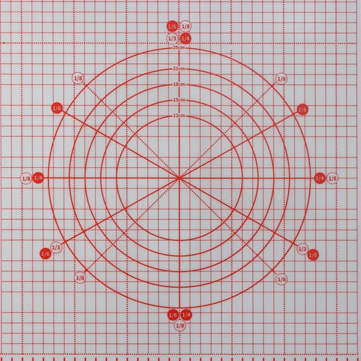 Коврик для выпечки и раскатки теста с разметкой, армированный, силикон, 50?40 см, красный - Simaland фото 4