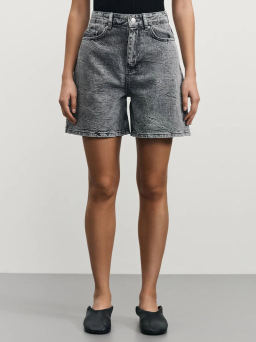 Джинсовые шорты А-силуэта / Zarina  фото 3