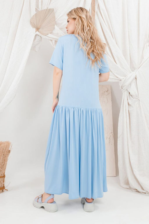 Платье AMORI 9652 небесный  фото 2