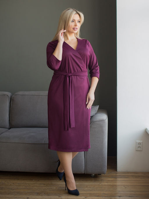 Платье 1383 марсала - Novita фото 2