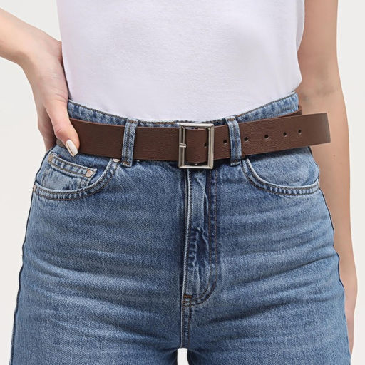 Пряжка для ремня, 4.8×3.6 см, 39 мм, цвет серебряный