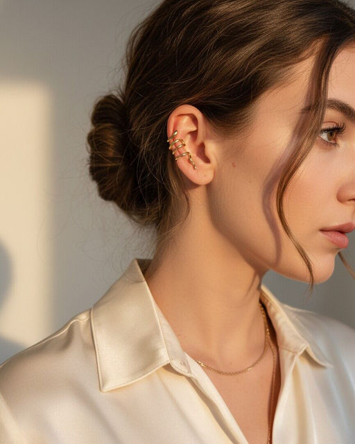 Серьги - кафф