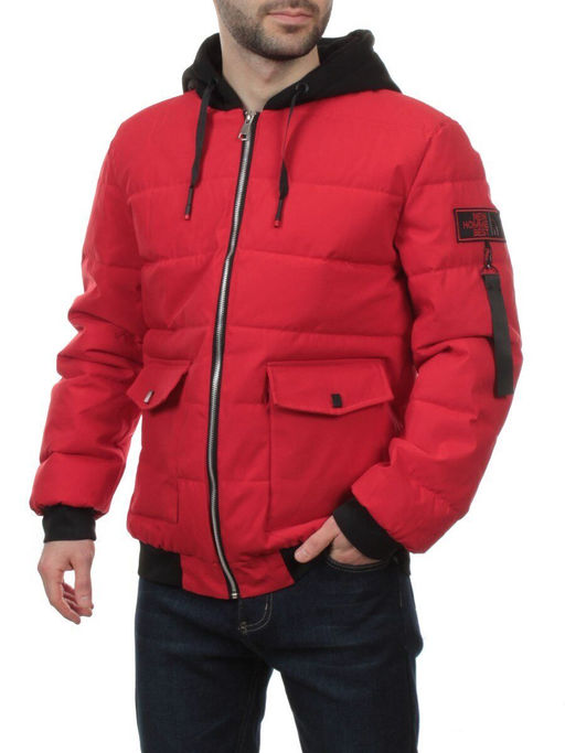 2172 RED Куртка мужская зимняя облегченная (150 гр. холлофайбер)