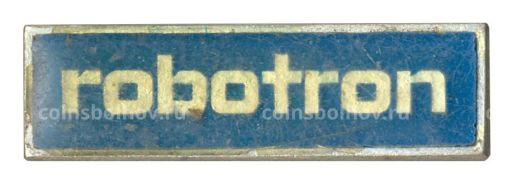 Значок рекламный Robotron (Восточная Германия)