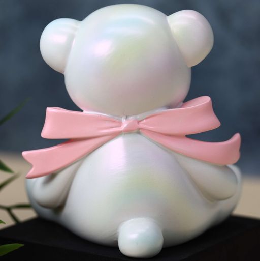 Ночник Teddy bear, white (11 см), пластик