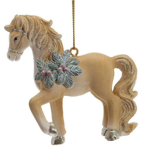 Фигурка декоративная подвесная Лошадка, L7,5 W2,5 H8 см - Remeco фото 2