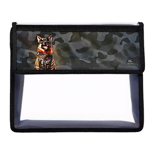 Папка для тетрадей, А5, пластиковая, 23×19×5 см «Камуфляж»