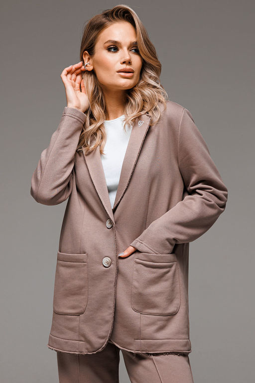 Жакет GO F4065/04-03.164-170 капучино - Pirs фото 3