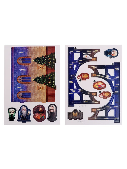 Уценка (вмятины на деталях) Конструктор 3D Волшебный зал, с гирляндой