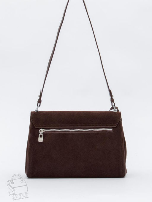 Сумка женская кожаная 5103-1X coffee Polina&Eiterou