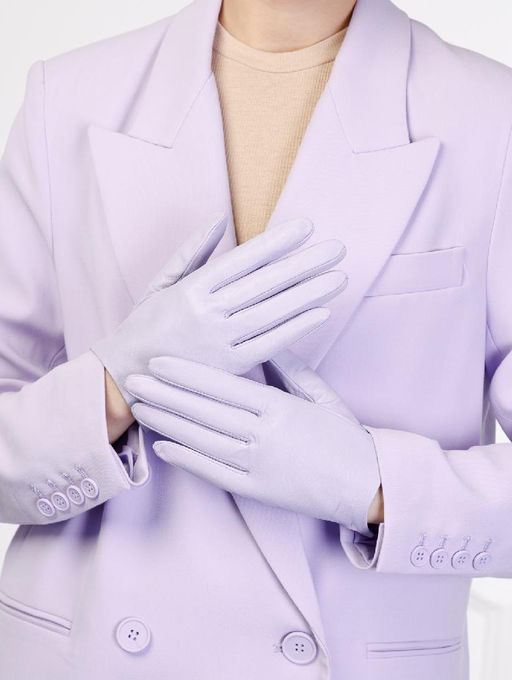 Перчатки женские б/п IS00410 lilac - Eleganzza фото 16