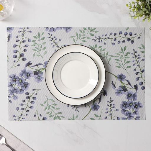 Набор салфеток сервировочных Доляна Весенняя нежность, 4 шт, 3045 см, цвет белый  фото 6