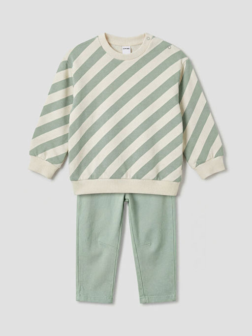 Erkek Bebek Sweatshirt ve Pantolon