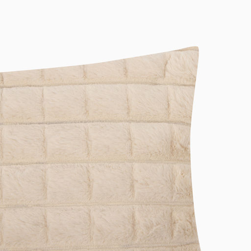 Наволочка декоративная Этель цвет бежевый 43×43 см, велсофт, полиэстер