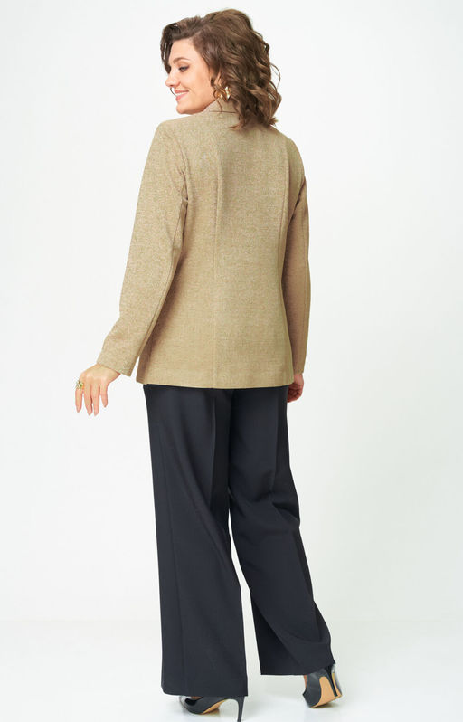 Костюм БелЭльСтиль 203/601 бежевый+черный  фото 4