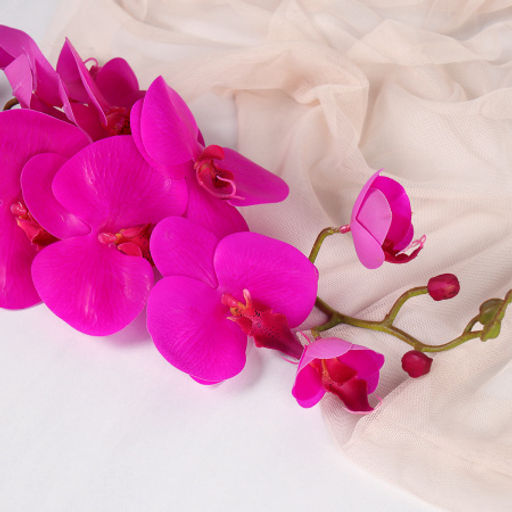 Цветок искусственный Орхидея 120 см 9 цветков / 149NA-26 /уп 15/150/ - Галеонтрейд фото 5