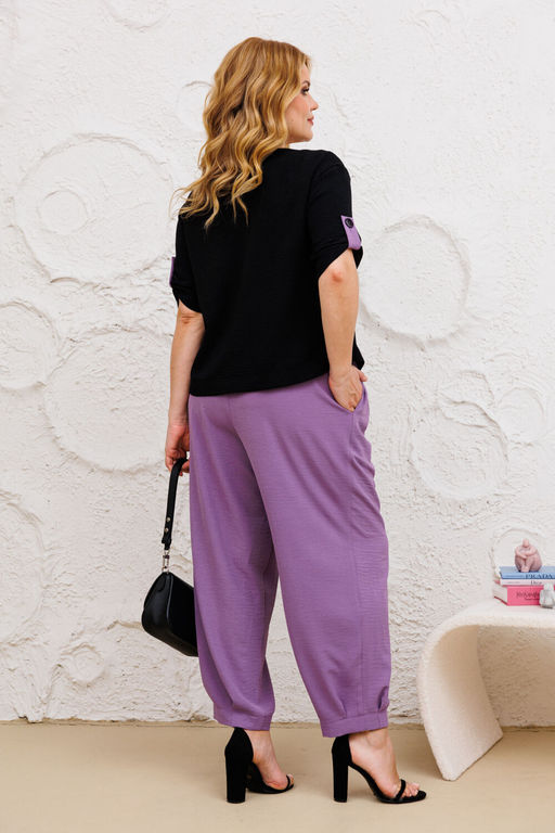 Костюм Michel Chic 1382 черный, сирень  фото 5