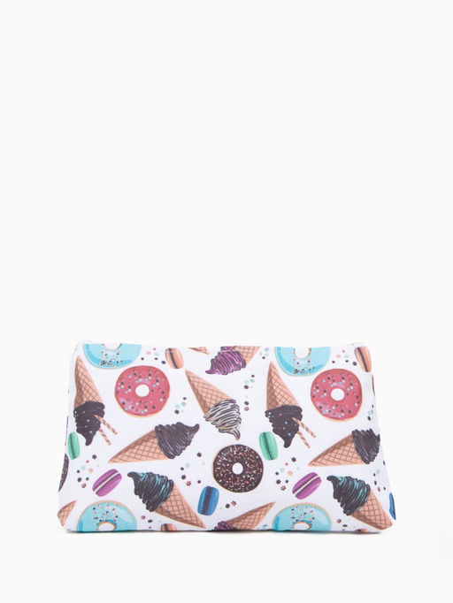 Цена за 3 шт. Косметичка на молнии, белая