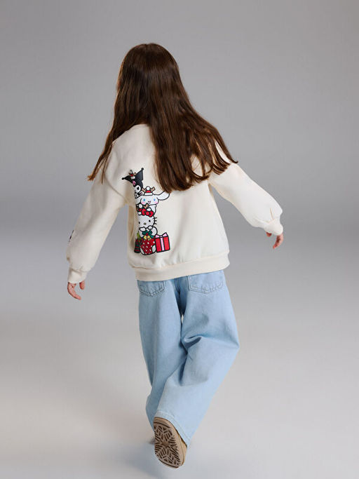 Hello Kitty Bask?l? Kal?n K?z Bebek Sweatshirt