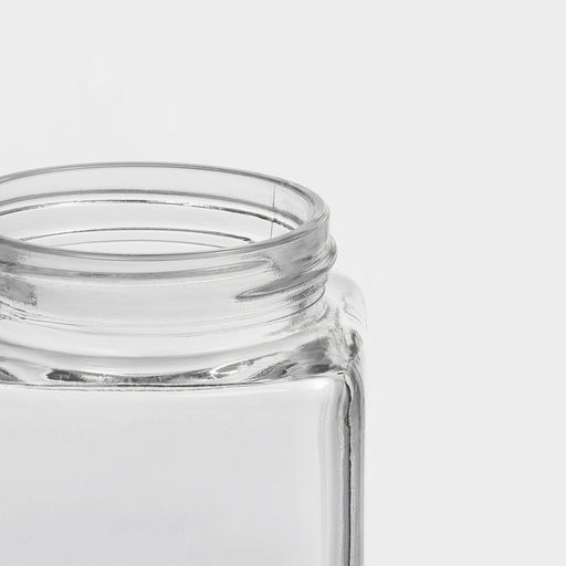 Банка для сыпучих Доляна Призма, 1 л, 918.5 см, с металлической крышкой, стекло, прозрачная фото 7