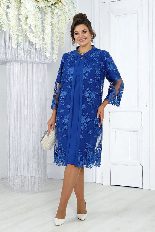 Платье Ninele 7431-Р темно-синий - Mira fashion фото 1401