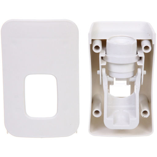 Подставка для умывальных принадлежностей "Универсальная" 4 стакана + дозатор для зубной пасты 6291-2