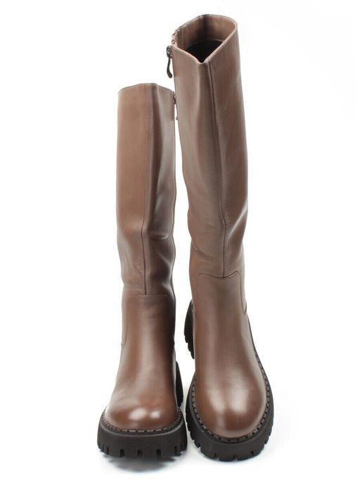 02-FL655-2M BROWN Сапоги зимние женские (натуральная кожа, натуральный мех (еврозима)) - No name фото 12