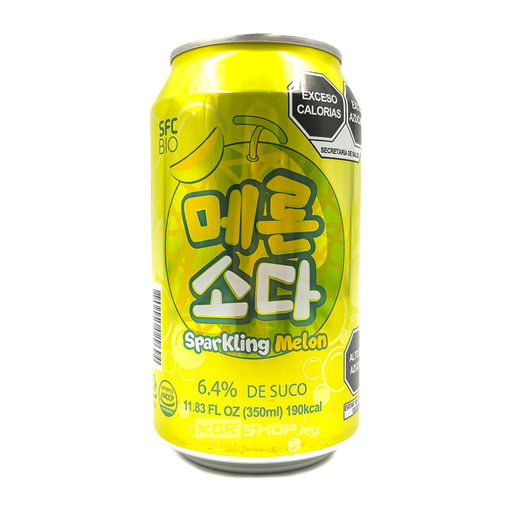 Газированный б/а напиток Дыня с дынным соком SFC BIO, Корея, 350 мл