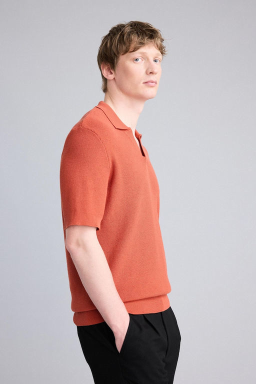 %100 Pamuk Standard Fit Triko Polo Ti__rt - Defacto фото 3
