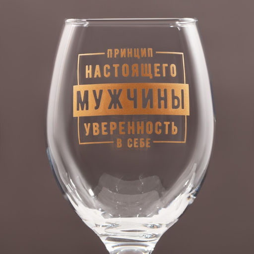 Бокал для пива с надписью Принцип настоящего мужчины, 400 мл