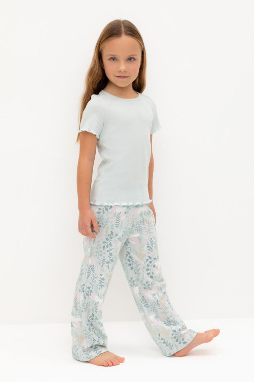 К 1636/серое небо,лесная тайна пижама для дев