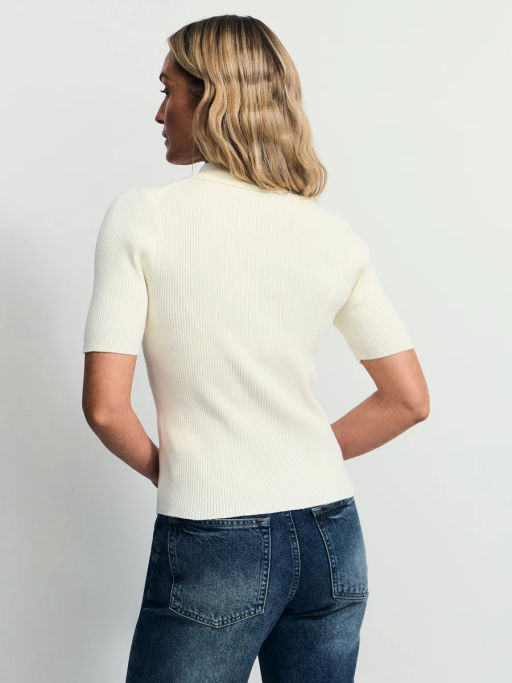 Джемпер в рубчик с молнией / Zarina фото 5