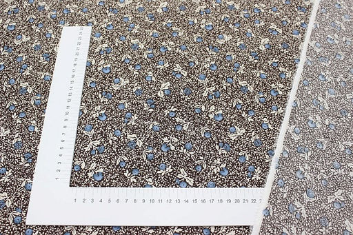 Импорт. хлопок Агапия цв.коричневый, ш.1.45м, хлопок-100%, 100гр/м.кв - Купава фото 4