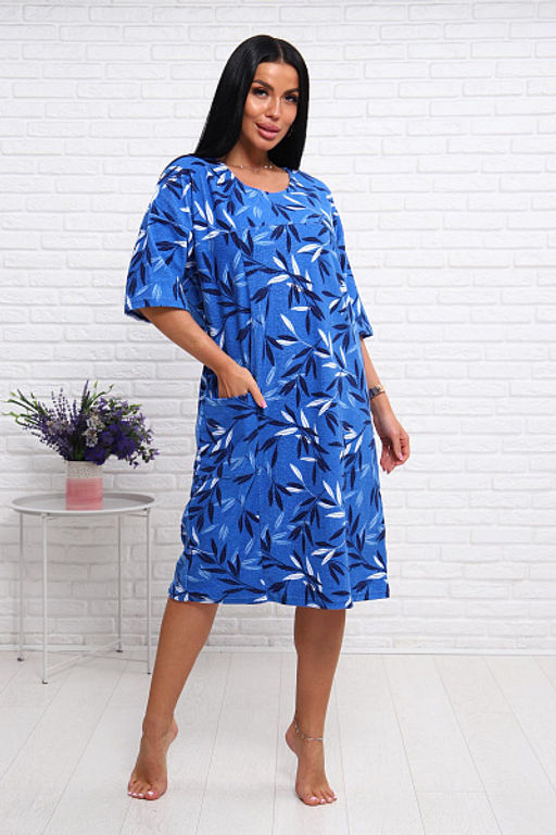 Туника махра (01020, синий)