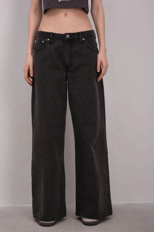 Широкие джинсы-трубы - Incity фото 2