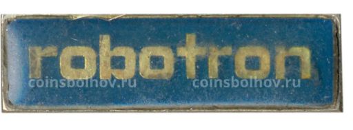 Значок рекламный Robotron