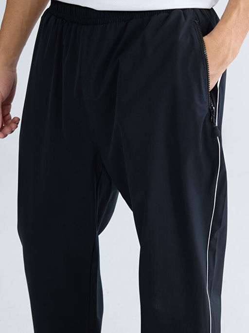 Loose Fit ?eritli Erkek Jogger E?ofman Alt?