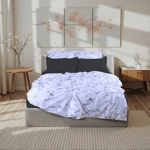 Пододеяльник Этель Marble 180*220 см, 100% хлопок, перкаль (300 нитей)  фото 6