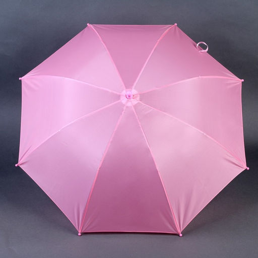 Зонт детский полуавтоматический d=90см, цвет светло-розовый