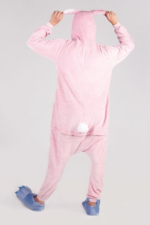 Пижама кигуруми Зайка розовый