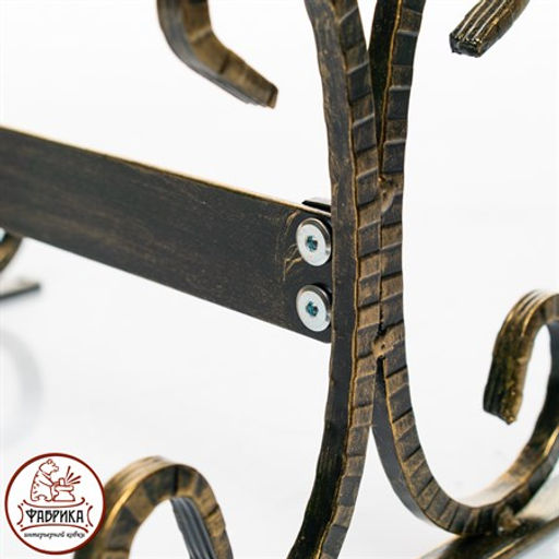 Декроттуар разборный для чистки садовой обуви 62-026R - Фабрика интерьерной ковки фото 3