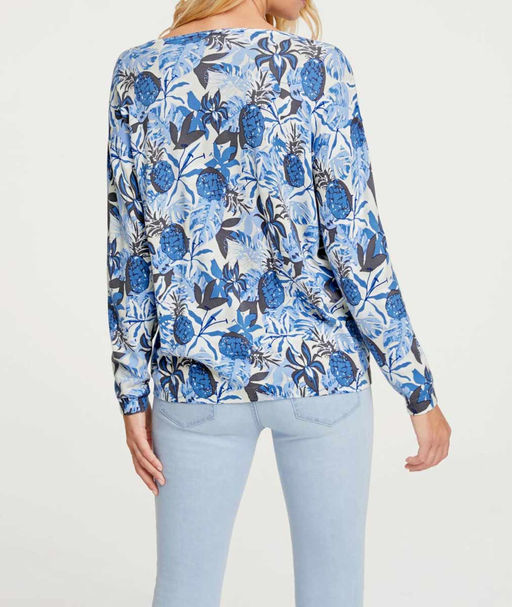 Пуловер, синий - Linea tesini фото 3